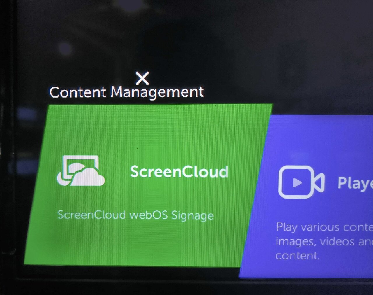 App drawer with ScreenCloud selected